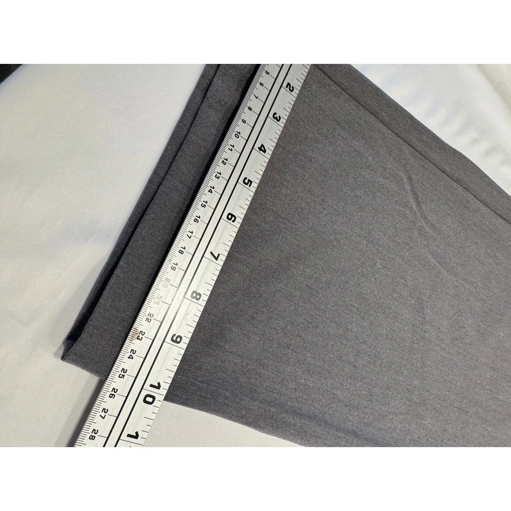 A New Day Pleated Wide Leg Trousers 6 Grey High‎ Rise Elastic Back NWT Business